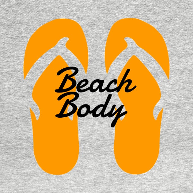 Beach Body Flip Flops by Evlar